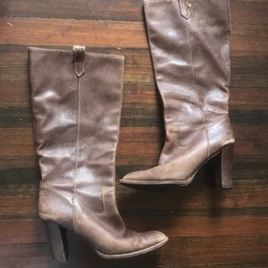 Banana Republic Tall Heeled Leather Boots